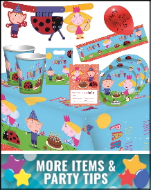 Ben and Holly Party Supplies, Decorations, Balloons and Ideas